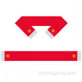 Sciarpa del Kirghizistan Bandiera della squadra di calcio Sciarpa